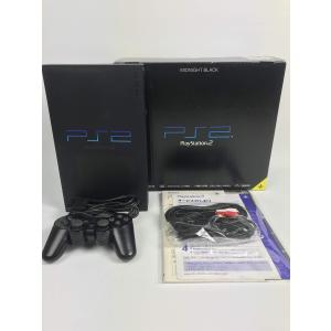 PlayStation 2 ミッドナイト・ブラック SCPH-50000NB【メーカー生産終了】 プレイステーション2(PS2)本体の商品画像