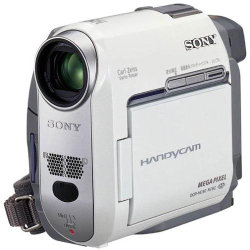 ソニー SONY DCR-HC40 W DV方式デジタルビデオカメラ:ホワイト