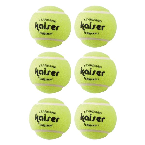 Kaiser(カイザー) 硬式 テニス ボール 6P KW-325 練習用