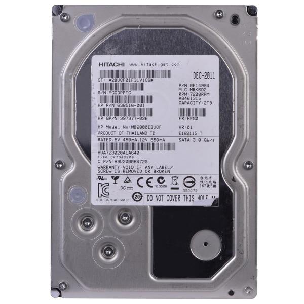 HGST Ultrastar 7K3000 HUA723020ALA640 2 TB 3.5インチ ...