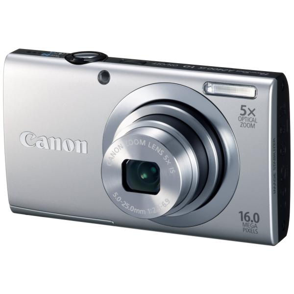 Canon デジタルカメラ PowerShot A2400IS シルバー 1600万画素 光学5倍ズ...