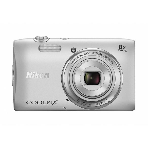 Nikon デジタルカメラ COOLPIX S3600 8倍ズーム 2005万画素 クリスタルシルバ...