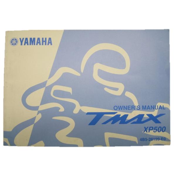 中古 ヤマハ 正規 バイク 整備書 T-MAX 取扱説明書 正規 英語版 整備情報 11115435