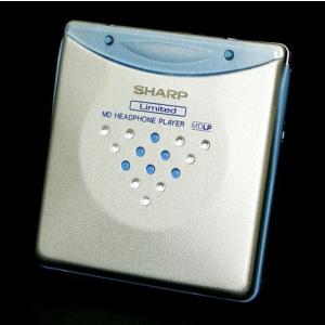 SHARP シャープ　MD-ST70L-A ブルー　ポータブルMDプレーヤー（MD再生専用機）｜cleanair