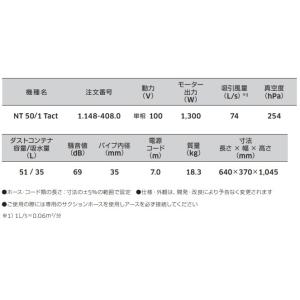 ケルヒャー (KARCHER) NT50/1 ...の詳細画像4