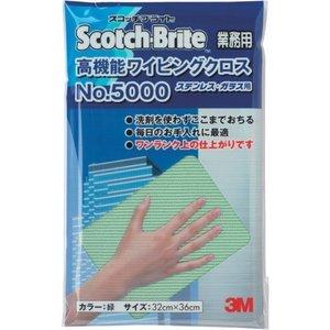 3M スコッチブライト 高機能 ワイピングクロス No.5000 緑 【WC5000 GRE 32】｜cleanshoponline