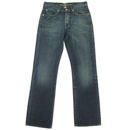 イードゥン／EDUN メンズ デニムパンツ ジーンズ Neo Straight Leg Granul...