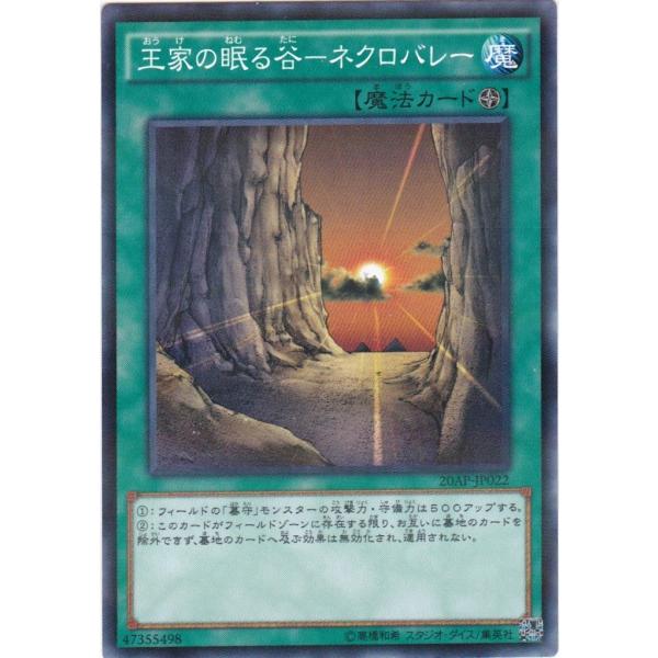 遊戯王 20AP-JP022 王家の眠る谷−ネクロバレー ノーマルパラレル