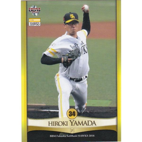 BBM 2016 福岡ソフトバンクホークス 山田大樹 H14 レギュラー