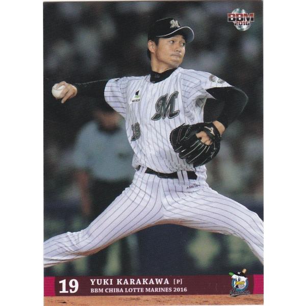 BBM 2016 千葉ロッテマリーンズ 唐川侑己 M08 レギュラー