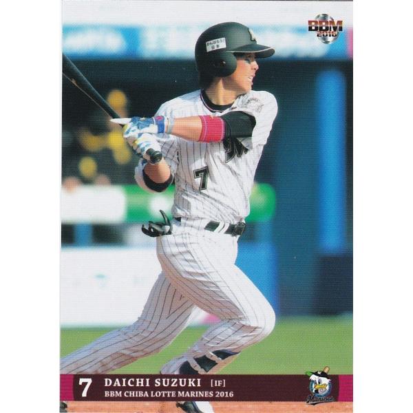 BBM 2016 千葉ロッテマリーンズ 鈴木大地 M44 レギュラー