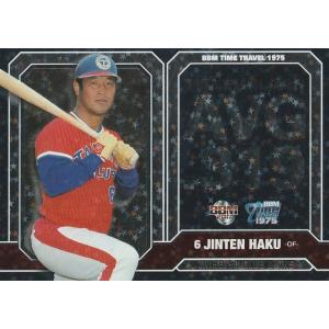 BBM 2016 タイムトラベル1975 白仁天 /200 パラレル PT3 パ・リーグのタイトルホ...