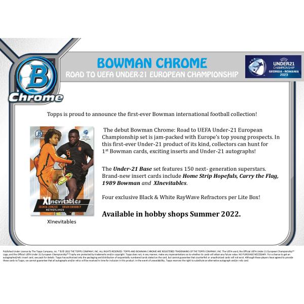 【予約】 SOCCER 2022 TOPPS BOWMAN CHROME ROAD TO UEFA ...