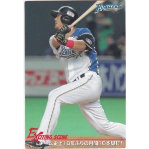 カルビー 2015プロ野球チップス第3弾 ES-15 中田翔(日本ハム) エキサイティングシーンカード｜clearfile