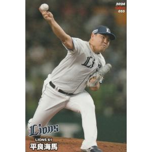 カルビー 2024プロ野球チップス第1弾 055 平良海馬(西武) レギュラーカード｜clearfile