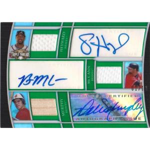 TOPPS 2010 Triple Threads Jason Heyward Brian Mcca...