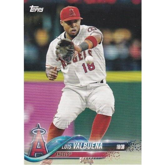 TOPPS 2018 ルイス・バルブエナ Luis Valbuena A-10 ANGELS TEA...