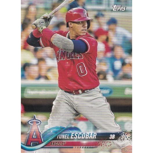 TOPPS 2018 ユネル・エスコバー Yunel Escobar A-3 ANGELS TEAM...