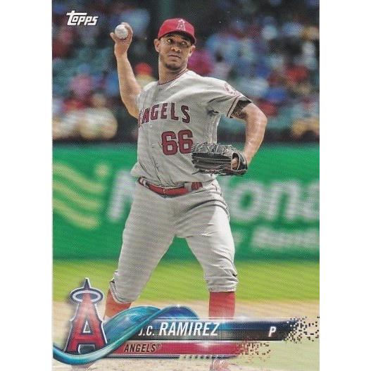 TOPPS 2018 J.C. ラミレス J.C. Ramirez A-4 ANGELS TEAM ...