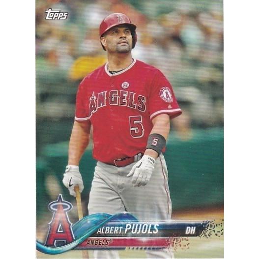 TOPPS 2018 アルバート・プホルス Albert Pujols A-6 ANGELS TEA...