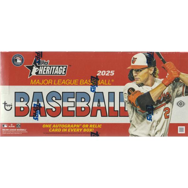 MLB 2025 TOPPS HERITAGE HOBBY 1BOX
