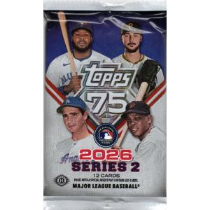 MLB 2026 TOPPS SERIES 2 BASEBALL HOBBY 1パック(12枚入り)