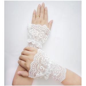 付け袖 レース 重ね着風 レース袖ファッション...の詳細画像4