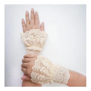 付け袖 レース 重ね着風 レース袖ファッション...の詳細画像5