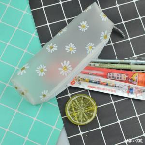 フラワー ペンケース マーガレット クリア&半...の詳細画像2