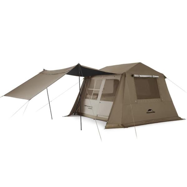 Naturehike 公式 ワンタッチ テント 大型 2?6人用 ?ロッジ型 UPF50+ パークテ...