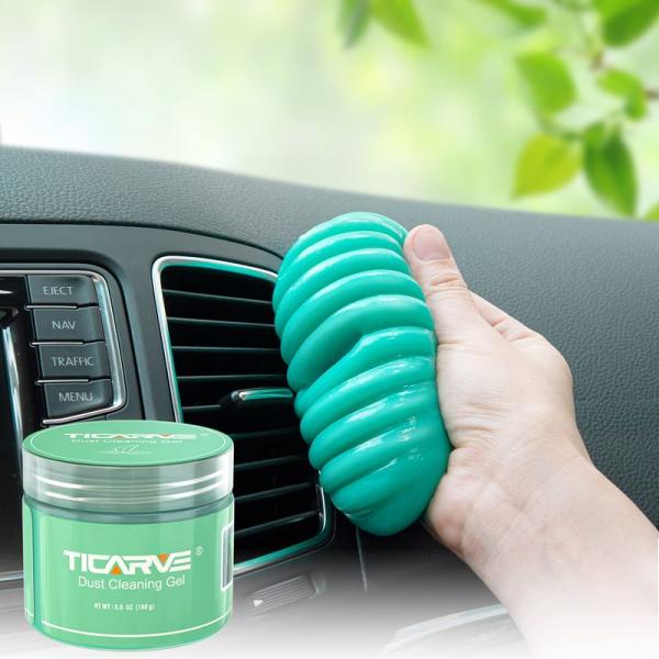 TICARVE ジェル クリーナー自動車ディテールツール スライム 車掃除ダスト クリーニングジェル...
