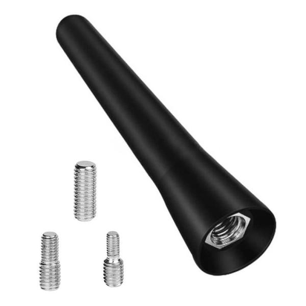 LIKENNY ショートアンテナ 車アンテナ ラジオアンテナ カーボンアンテナ 車用 AM/FM ア...