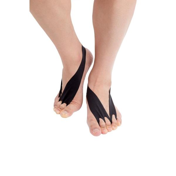 フロッグハンド クロスタイプ 正規品 靴の中でも足指トレーニング (M:22cm-25cm ブラック...