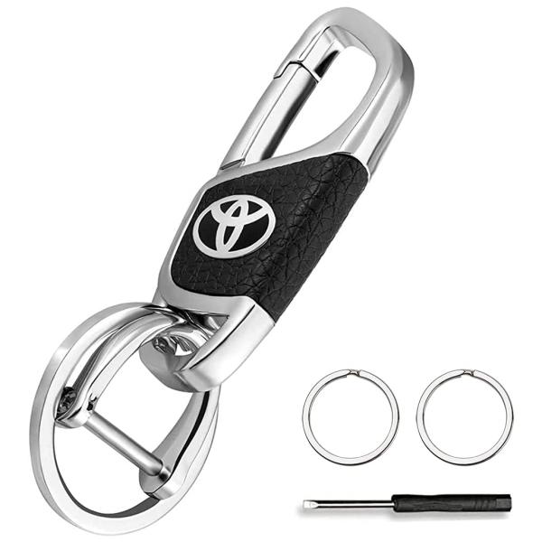 キーホルダー 本革 キーチェーン 適TO-YO/TA C-HR プリウス 50系 新型 カローラ R...