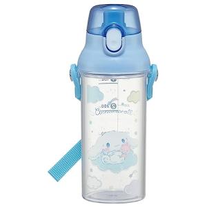 スケーター(Skater) 子供用 クリア プラチック 水筒 480ml シナモロール 星空 サンリオ 目盛り付きで水分補給の管理 PSB5TRC-A