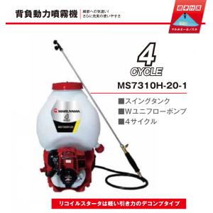 丸山製作所 消毒用モーター式動力噴霧器(AC100V)MS029M-2 : クリア