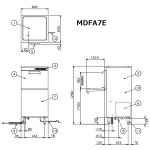 MDFA7E マルゼン フロントローディング ...の詳細画像1