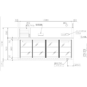 パススルー型コールドケース NB-1800CC...の詳細画像2