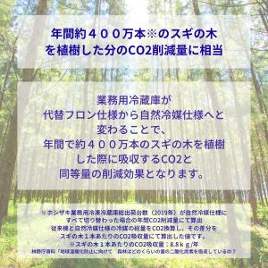 ホシザキ 自然冷媒縦型冷凍冷蔵庫 HRF-12...の詳細画像5