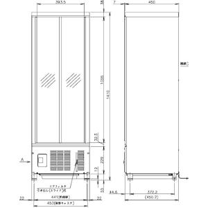 ホシザキ 小形冷蔵ショーケース SSB-48D...の詳細画像4