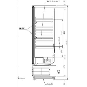 ホシザキ 小形冷蔵ショーケース SSB-48D...の詳細画像5