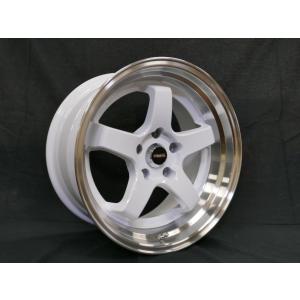CLEAVE RACING FL53 18x10.5J ＋15ドリケツ CLEAVE RACING FL53 18x10.5J +15 5H-114.3 ブラック/マシンド 2