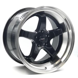 CLEAVE CLEAVE RACING FL53 18x9.5J +32 5H-114.3 BLACK/MACHINED 2本