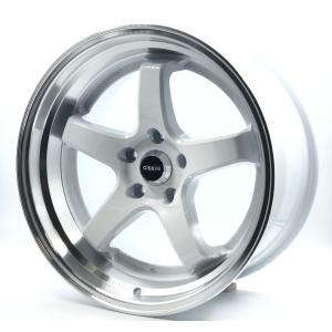 CLEAVE CLEAVE RACING FL53 18x9.5J ±0 5H-114.3 ホワイト/マシンド 4