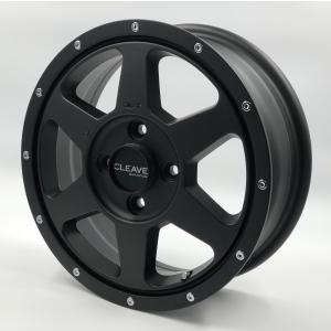 CLEAVE SE-6 14x5.0 +42 4H-114.3 マットブラック TOYO OPEN COUNTRY