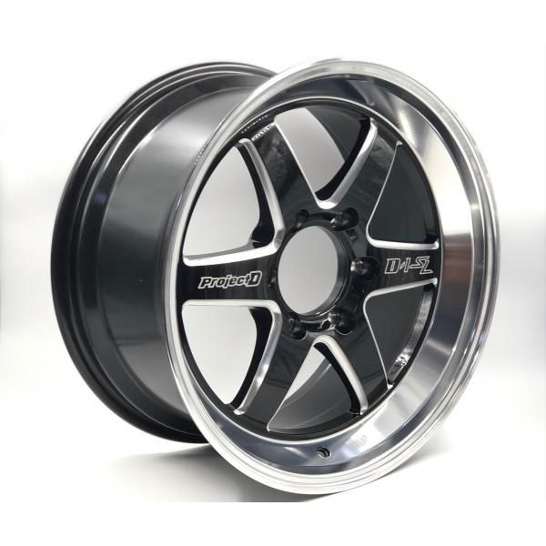 LENSO Project-D D-1SL 18x9J +35 6H-139.7 グロスブラック/マ...