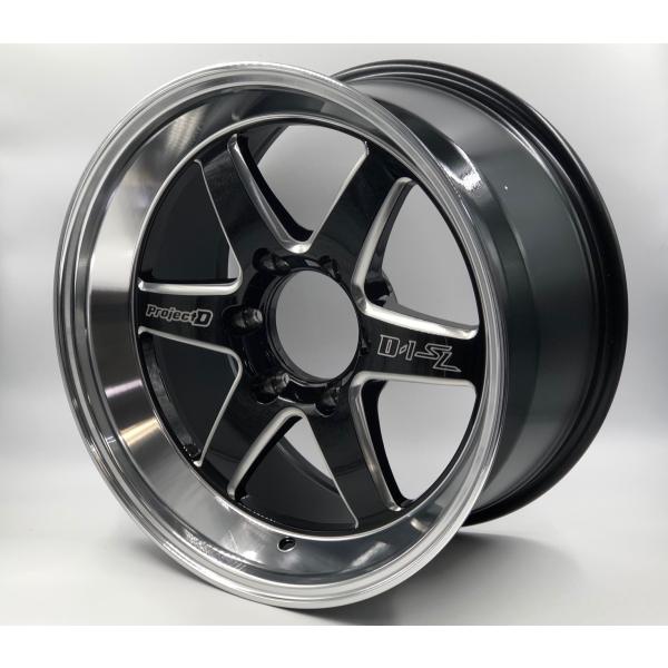 LENSO Project-D D-1SL 18x9.5J +25 6H-139.7 グロスBK/マ...