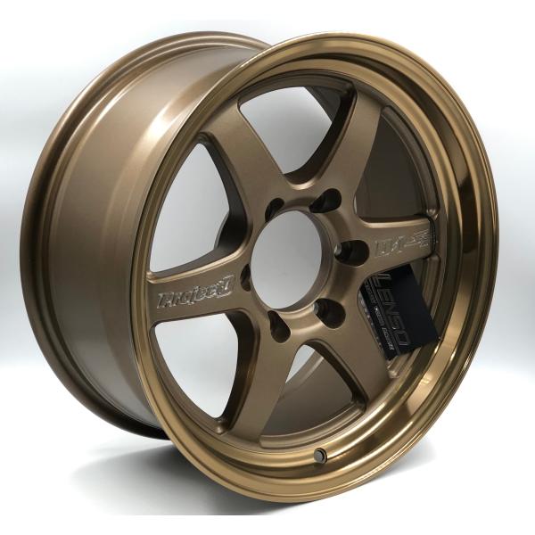 LENSO PROJECT-D D-1SR 17x8.0J +20 6H-139.7 ブロンズ/マシ...