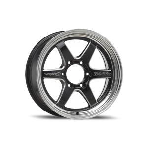 LENSO Project-D D-1SR 18x9.5J +25 6H-139.7 ブラック/マシ...
