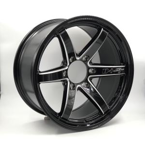 LENSO PROJECT-D D-1FC 18x8.5J +35 5H-114.3 ブラック/マシンド